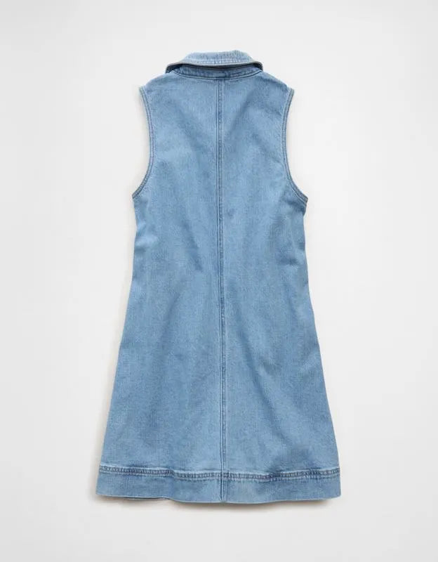AE Denim Polo Mini Dress