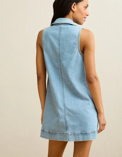AE Denim Polo Mini Dress