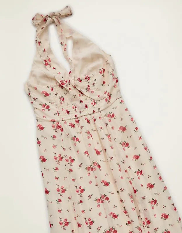 AE V-Neck Corset Maxi Dress
