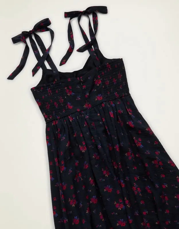 AE Scoop Neck Corset Midi Dress