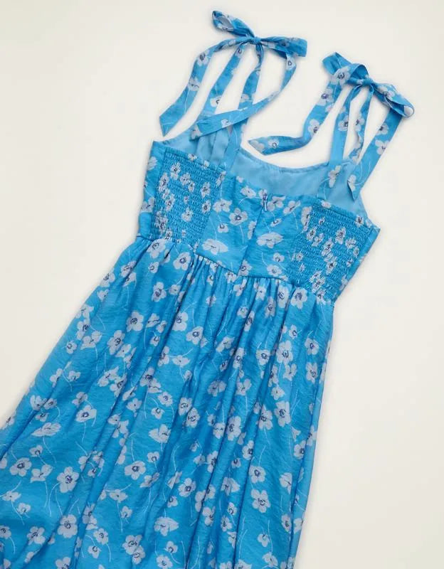 AE Scoop Neck Corset Midi Dress