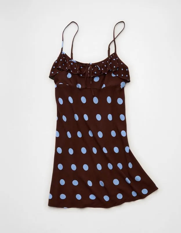 AE Tie-Front Slip Mini Dress