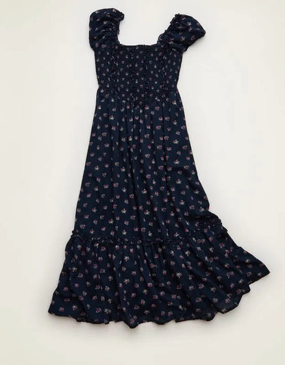 AE Short-Sleeve Midi Dress