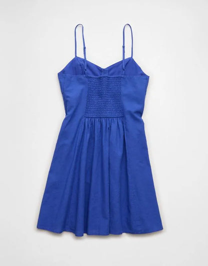 AE Sweetheart Button-Up Mini Dress