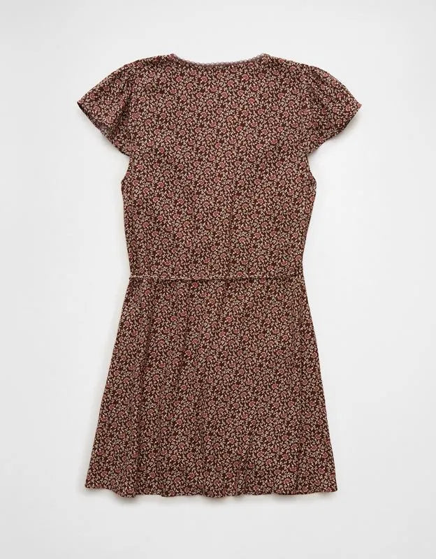 AE Lace Wrap Mini Dress