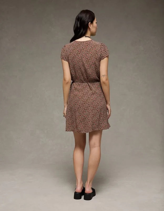 AE Lace Wrap Mini Dress