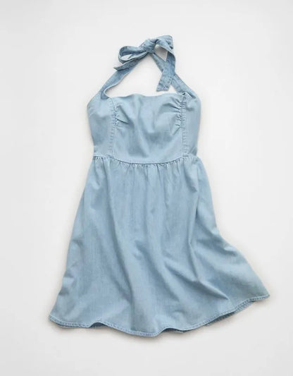 AE Halter Square Neck Mini Dress