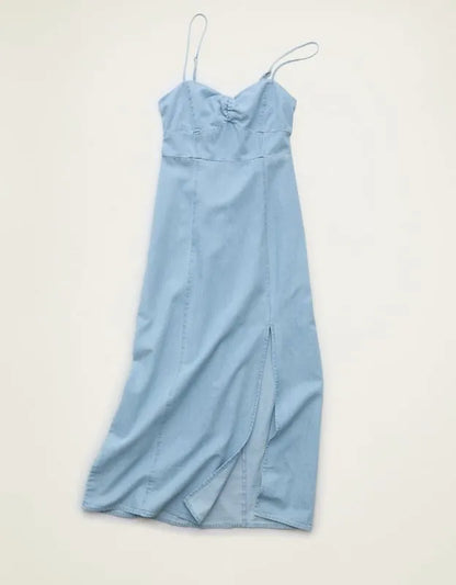 AE Sweetheart Slit Midi Dress