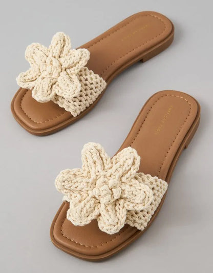 AE Crochet Flower Sandal