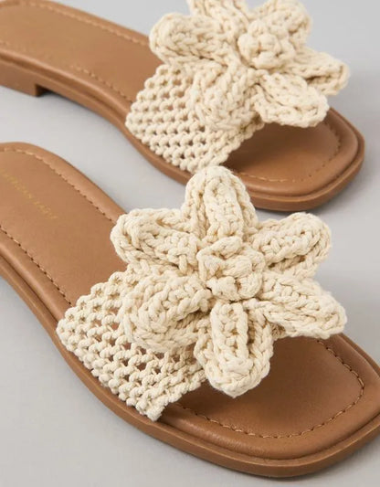 AE Crochet Flower Sandal
