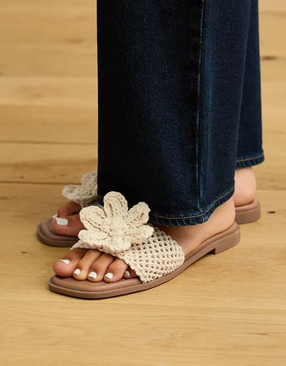 AE Crochet Flower Sandal