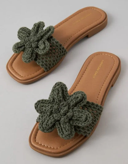 AE Crochet Flower Sandal