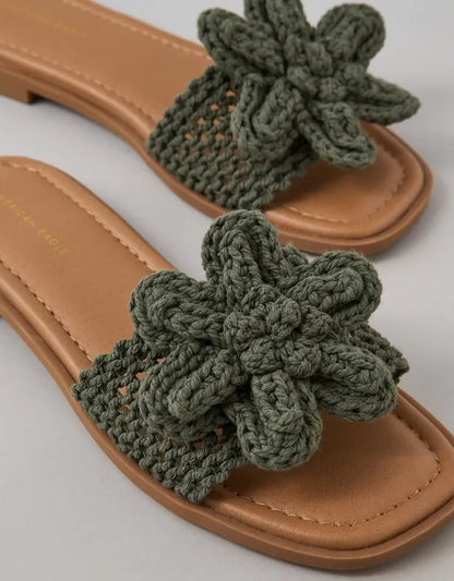 AE Crochet Flower Sandal