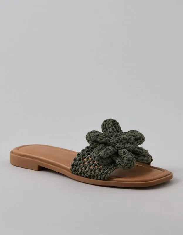 AE Crochet Flower Sandal