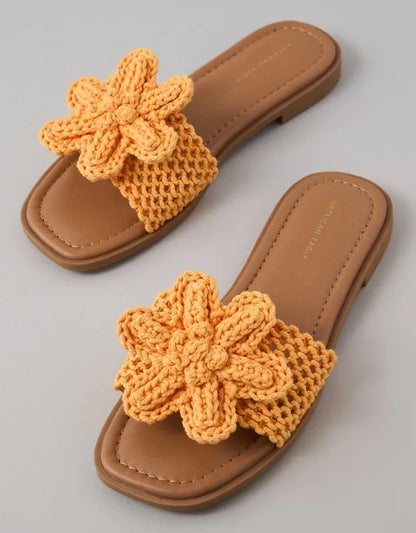 AE Crochet Flower Sandal