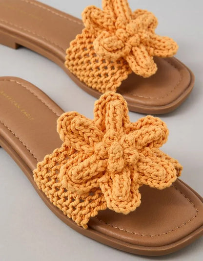 AE Crochet Flower Sandal