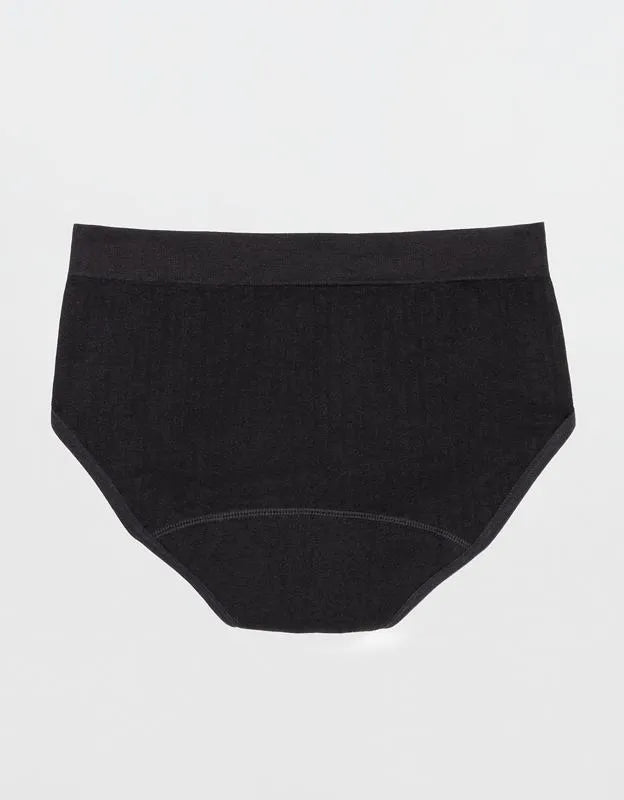 The Period Company Bikini Heavy Flow - Ribbed Sporty Stretch