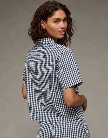 AE Seersucker PJ Top