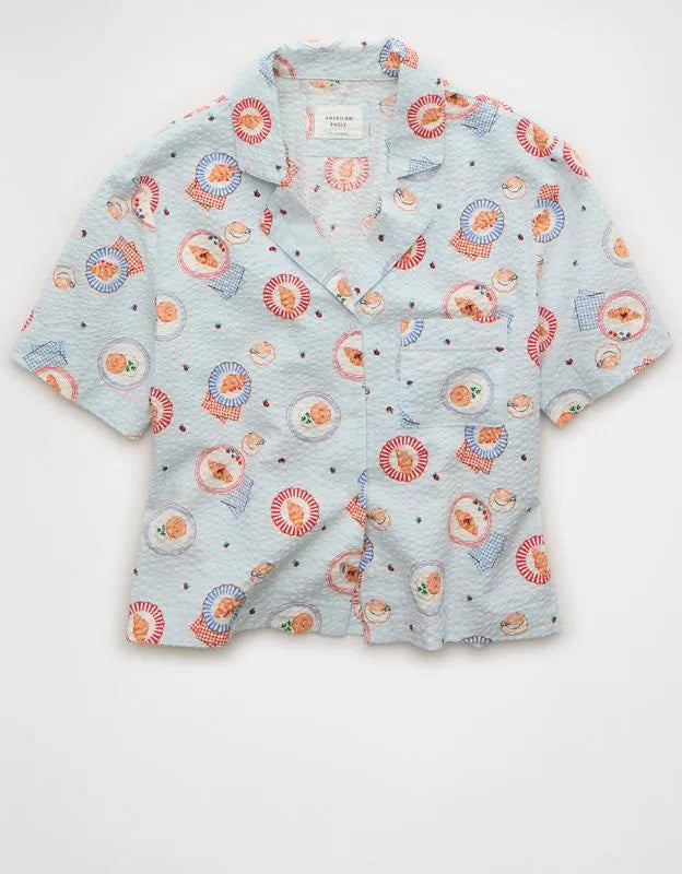 AE Seersucker PJ Top