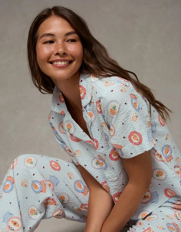 AE Seersucker PJ Top