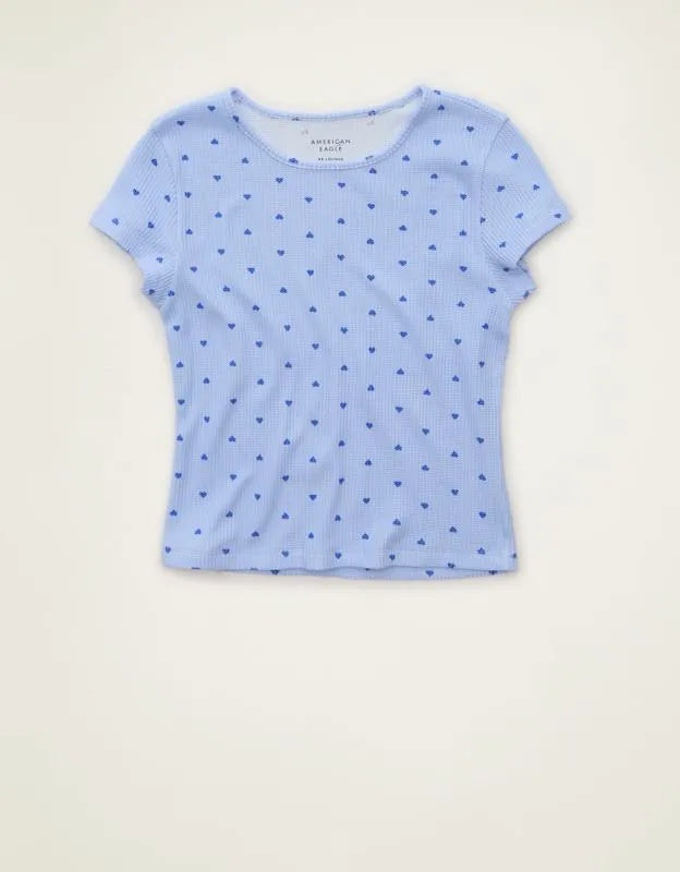 AE Luxe Plush Waffle Baby Tee