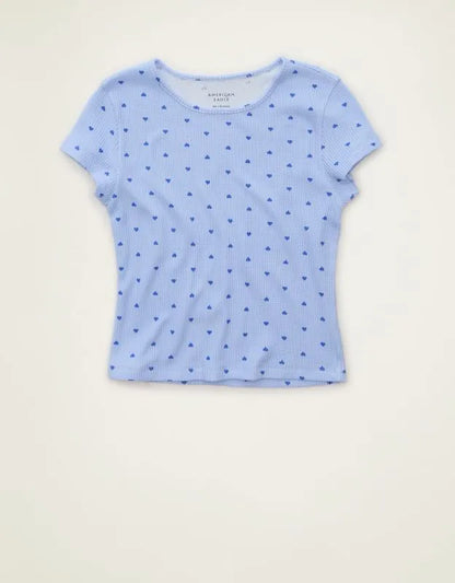 AE Luxe Plush Waffle Baby Tee