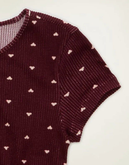 AE Luxe Plush Waffle Baby Tee