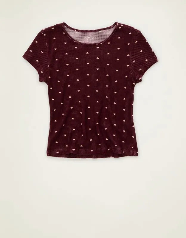 AE Luxe Plush Waffle Baby Tee