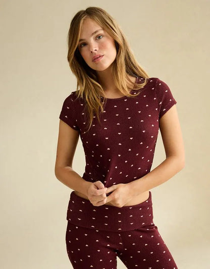 AE Luxe Plush Waffle Baby Tee