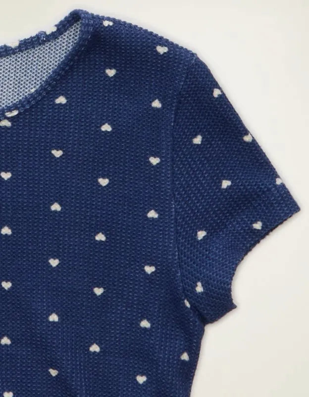 AE Luxe Plush Waffle Baby Tee