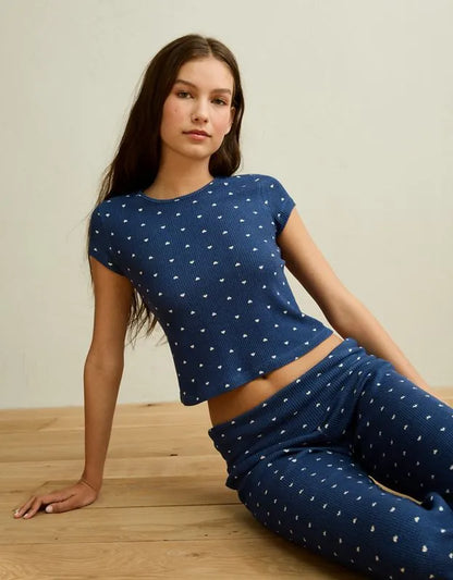 AE Luxe Plush Waffle Baby Tee