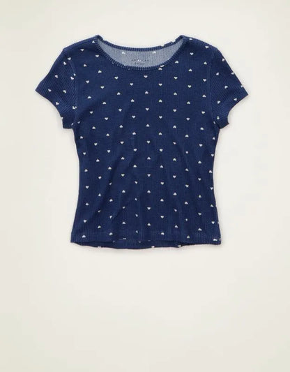 AE Luxe Plush Waffle Baby Tee