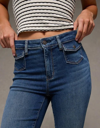 AE Super High-Waisted Flare Jean