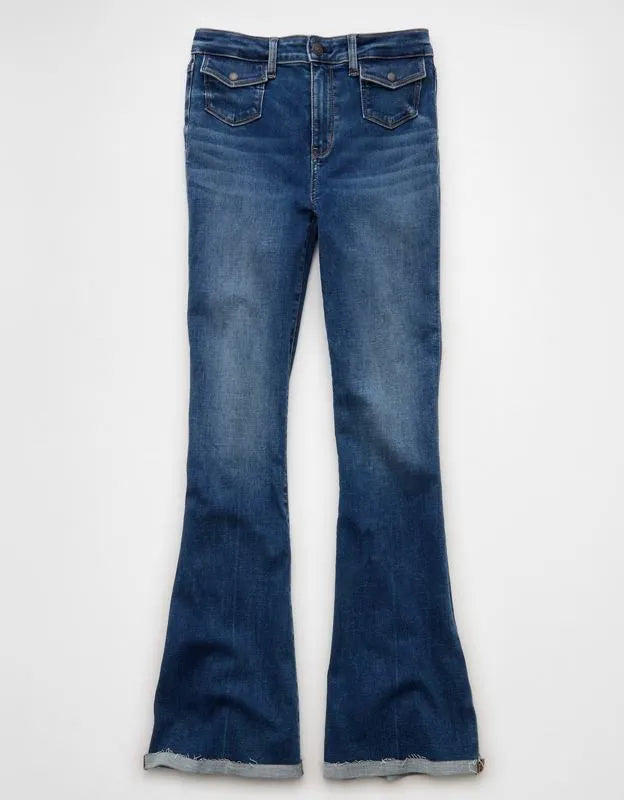 AE Super High-Waisted Flare Jean
