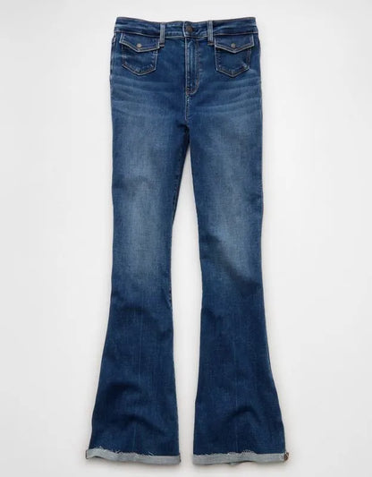 AE Super High-Waisted Flare Jean