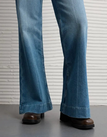 AE Stretch High-Waisted Flare Jean