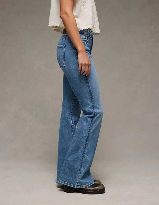 AE Super High-Waisted Flare Jean