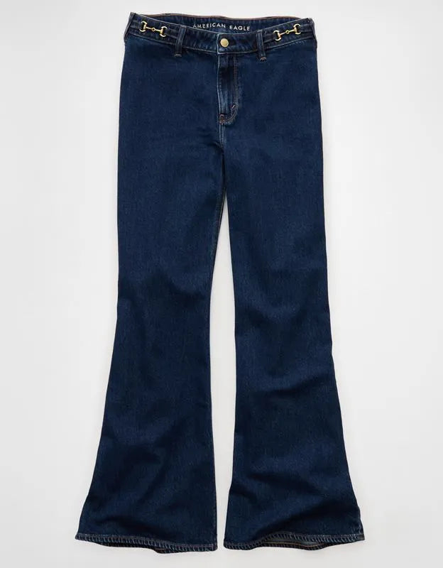 AE Stretch High-Waisted Flare Jean