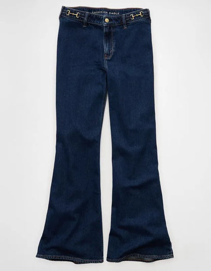 AE Stretch High-Waisted Flare Jean