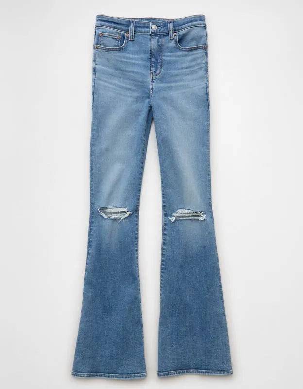 AE Super High-Waisted Flare Jean