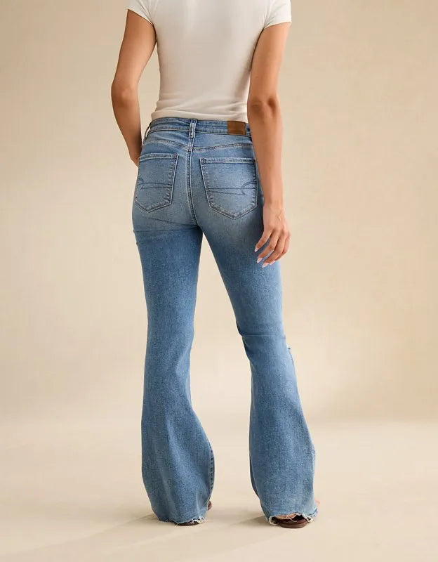 AE Super High-Waisted Flare Jean