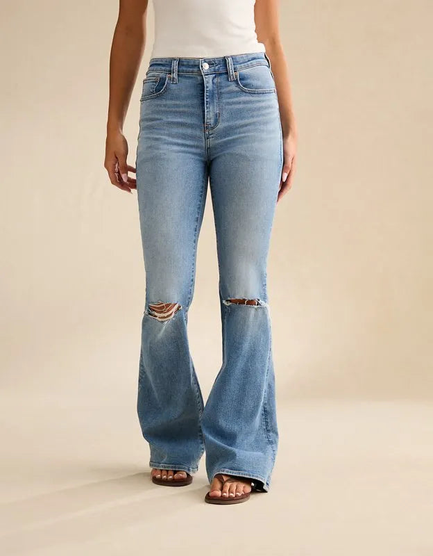 AE Super High-Waisted Flare Jean