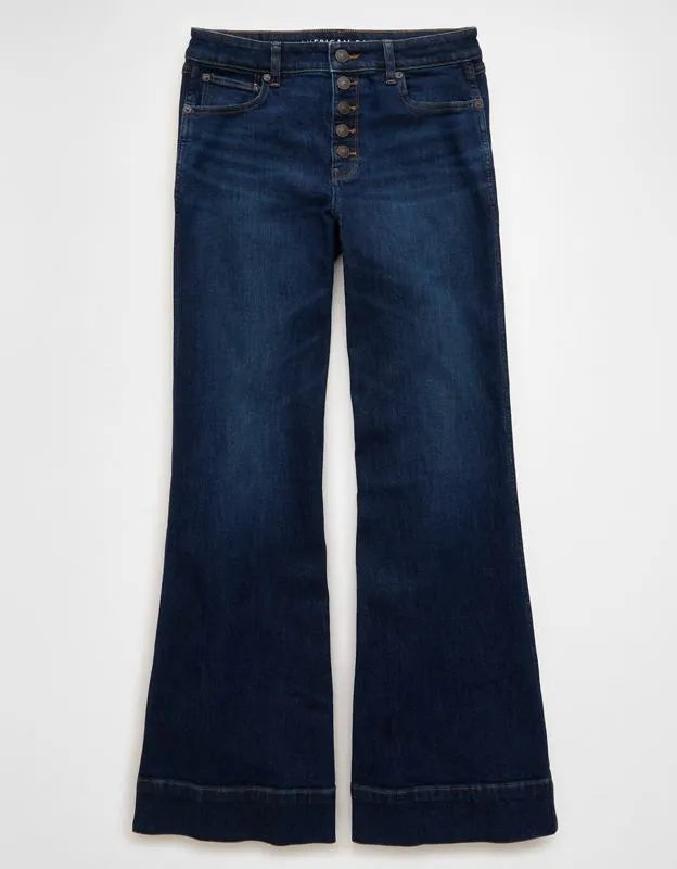 AE Stretch High-Waisted Flare Jean