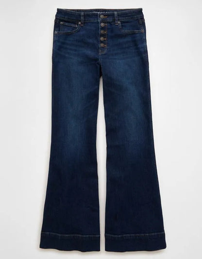 AE Stretch High-Waisted Flare Jean