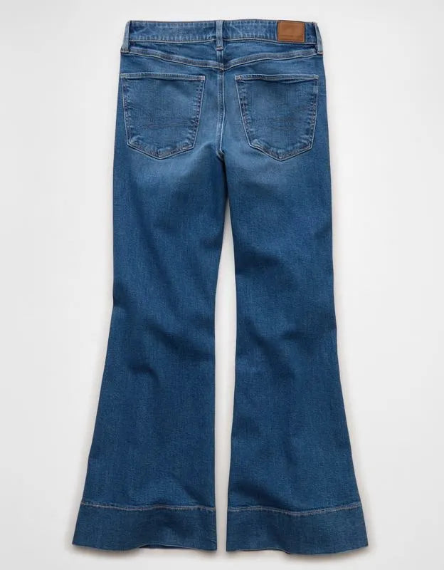 AE Stretch High-Waisted Flare Jean