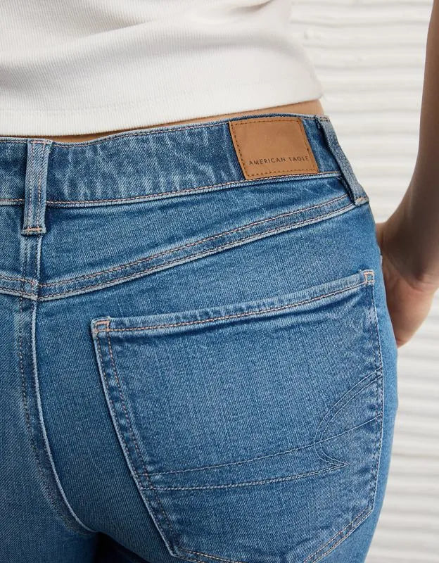 AE Stretch High-Waisted Flare Jean