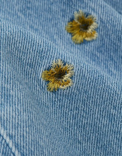 AE Low-Rise Floral Flare Jean