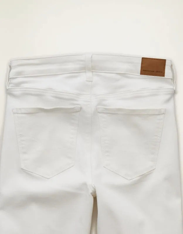 AE Super High-Waisted Embroidered Flare Jean