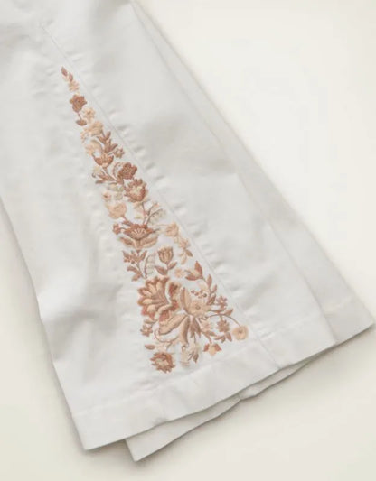 AE Super High-Waisted Embroidered Flare Jean
