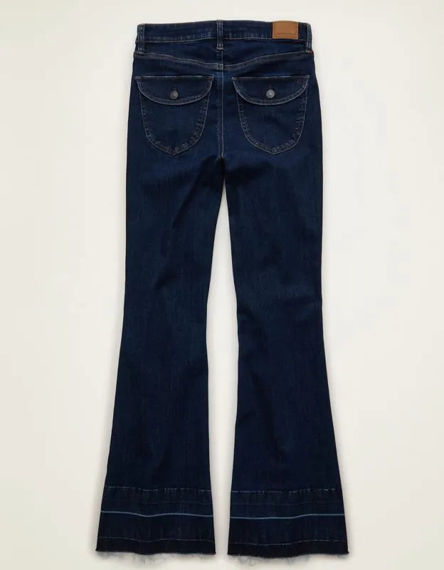 AE Super High-Waisted Flare Jean